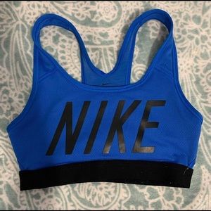 Blue Nike sports bra!